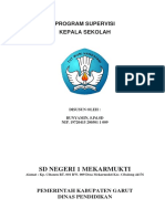 Program Supervisi Kepala Sekolah 2018-2019 SDN 1 Mekarmukti