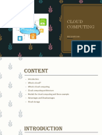 Cloud Computing: Presented By-Vanshita Kashyap