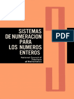 Cuaderno 3 Sistemas de Numeración para Números Enteros. National Council of Teachers of Mathematics U. S. A.