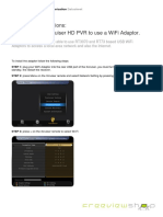 Configuring An Xcruiser HD PVR To Use A WiFi Adaptor