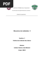 Instituto Politécnico Nacional: Mecanica de Materiales II