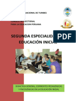 C.9 Didáctica, Corrientes Pedagógicas y Psicología de La Educación