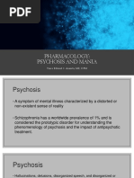 Pharmacology (Psychosis and Mania)