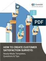 Comm100 Customer Satisfaction Surveys Ready Made Templates Questions and Tips