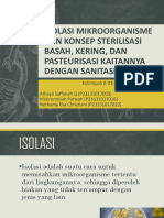 Isolasi Mikroorganisme Dan Konsep Sterilisasi Basah Dan Kering