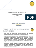 Fiscalitate in Agricultiura