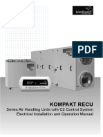 Kompakt Recu: Series Air Handling Units With C2 Control System Electrical Installation and Operation Manual