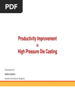 Productivity Improvement High Pressure Die Casting: Presentation by