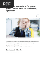 Neuroeducacion