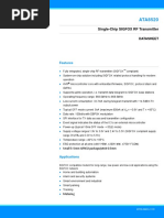 Features: Single-Chip SIGFOX RF Transmitter