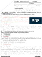 Metodologia Do Trabalho Cientifico EXAME FINAL - 2º CHAMADA