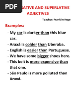 Comparative and Superlative Adjectives