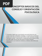 Conceptos Básicos Del Consejo y Orientación Psicológica