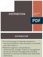 Distribution: Prepared By: Group 3