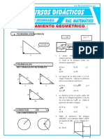 Ejercicios de Razonamiento Geometrico para Quinto de Secundaria 1