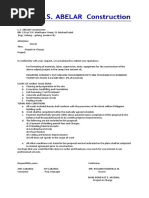 Specification Format