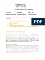 Mat. Financiera Unidad I Interes Simple