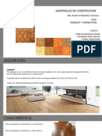 Parquet y Parqueton Materiales de Construcción Ciclo IV