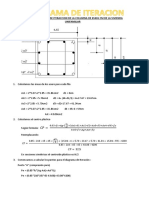 Diagrama de Iteraccion para La Columna