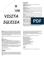 Prayer Guide For Visita Iglesia