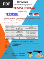 Techsol Invitation - Seminar - 13th June 2019-Hotel Chancery - Lavelle Road