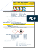 Ficha de Datos de Seguridad Cemento