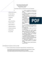 Evaluación Electricidad Básica