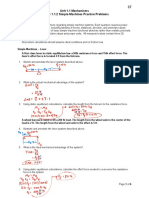 Activity 1.1.2 Simple Machine Practice Problems Key