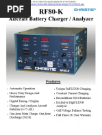 Christie RF80 K Specification Sheet