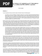 Board of Assessment Appeals, City Assessor and City Treasurer of QUEZON CITY, Petitioners, vs. MANILA ELECTRIC COMPANY, Respondent