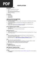 Ventilation: Oxygenation