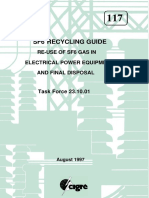 117 SF6 Recycling Guide. Re-Use of SF6 Gas in Electrical Power Equipment and Final Disposal PDF