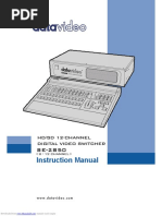 Instruction Manual: HD/SD 12-Channel Digital Video Switcher