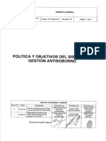 PLT-SGAS-01. Política y Objetivos Del SGAS (Rev.01) PDF