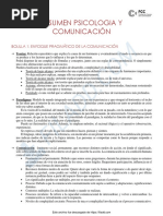 PSICOLOGÍA Y COMUNICACION - Bolillas 1 2 y 3 PDF