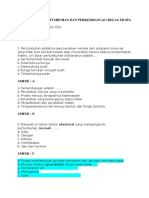 Soal Biologi Pertumbuhan Dan Perkembangan Kelas Xii Ipa