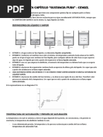 Resumen Capítulo "Sustancia Pura" - Cengel: Definiciones de Líquido Y Vapor