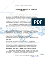 Estrategia para La Reparacion de Fugas en Tuberias de Asbesto