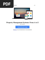 Property Management Systems From A To Z by Dick Jonilonis 1432798316