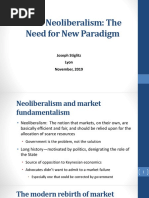 Joseph Stiglitz: After Neoliberalism: The Need For A New Paradigm