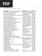 Draft Abdc Journal Quality List 2019 Web Version 021019