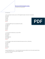 (B) Respectful: Instructios (Questions 1-6) : Pick Out Word With The Opposite Meaning