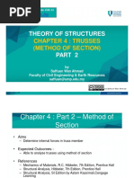 Chapter 4 Part 2 - Truss Method of Sections