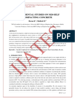 Experimental Studies On M20 Self Compacting Concrete: Reena K, Mallesh M