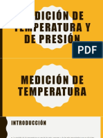 Mediciones de Temperatura y Presión