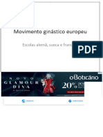 Movimento Ginástico Europeu. Escolas Alemã, Sueca e Francesa PDF