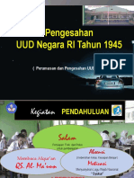 Pengesahan UUD 1945