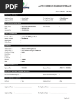 Amway Direct Seller Contract: Personal Details