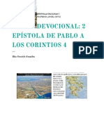 Devocionales de Corintios 4