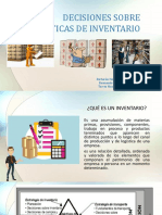 Decisiones Sobre Politicas de Inventario